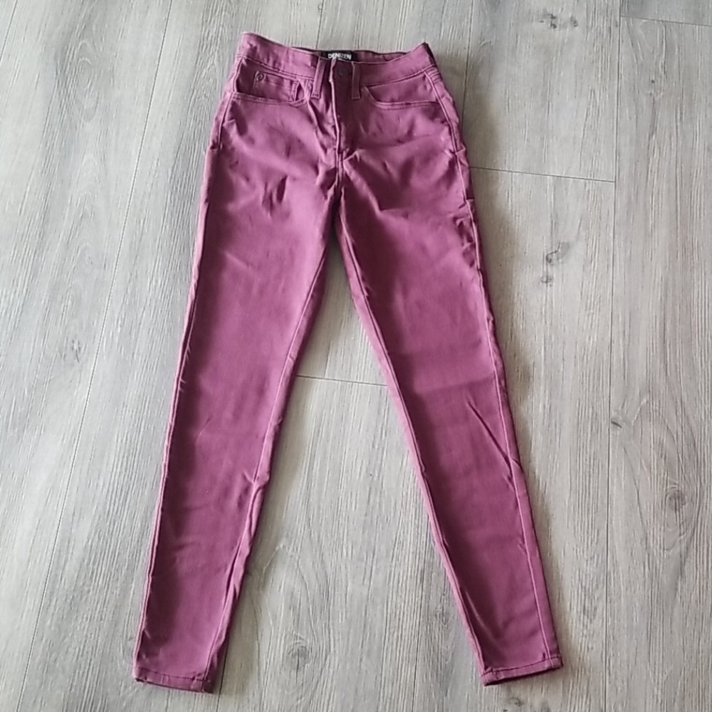High-rise skinny denim